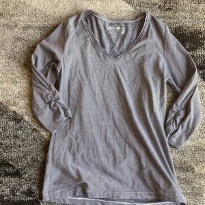 Eddie Bauer Striped Cotton Long-sleeved T-shirt